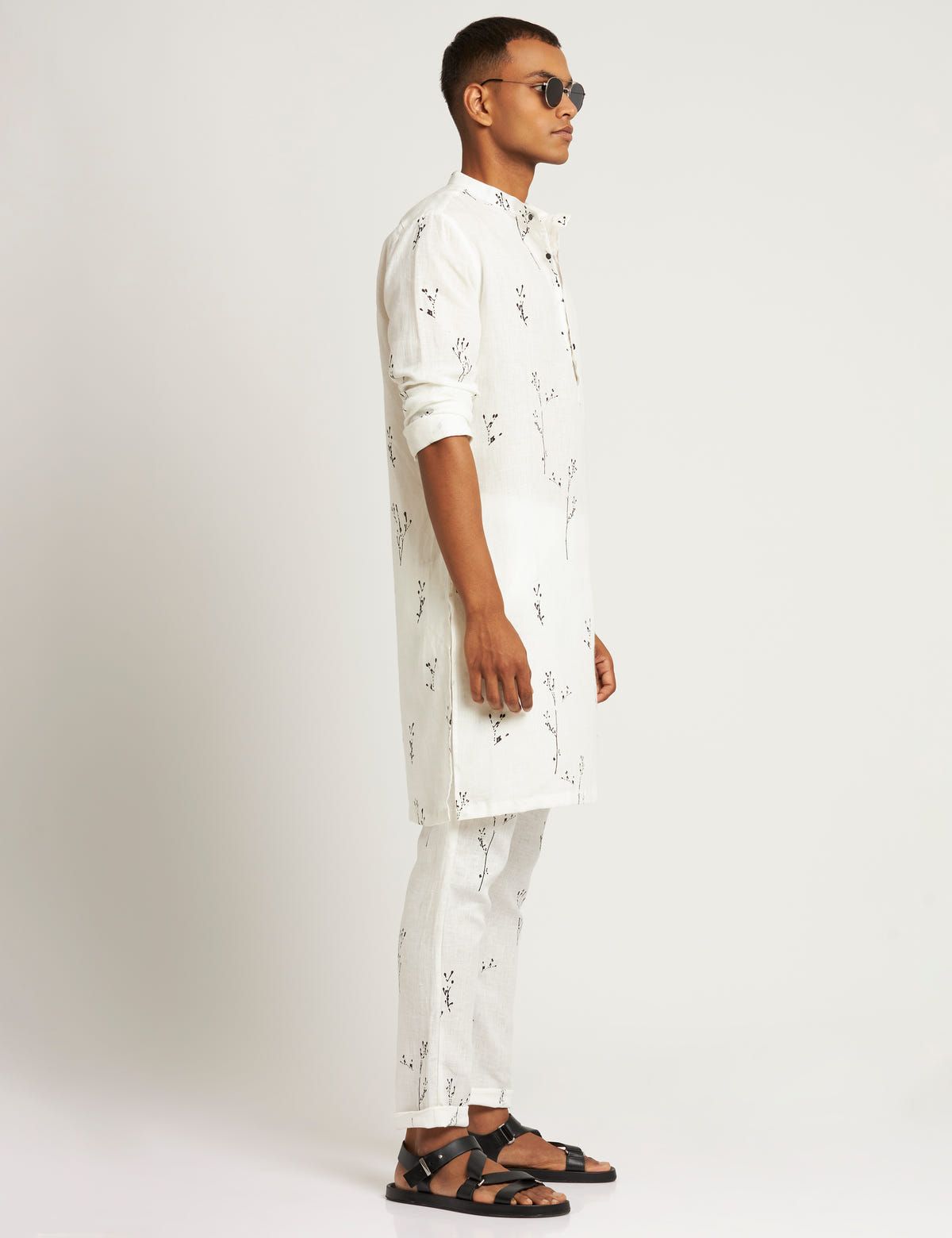 SHERWOOD KURTA BOTANY - WHITE - image 3
