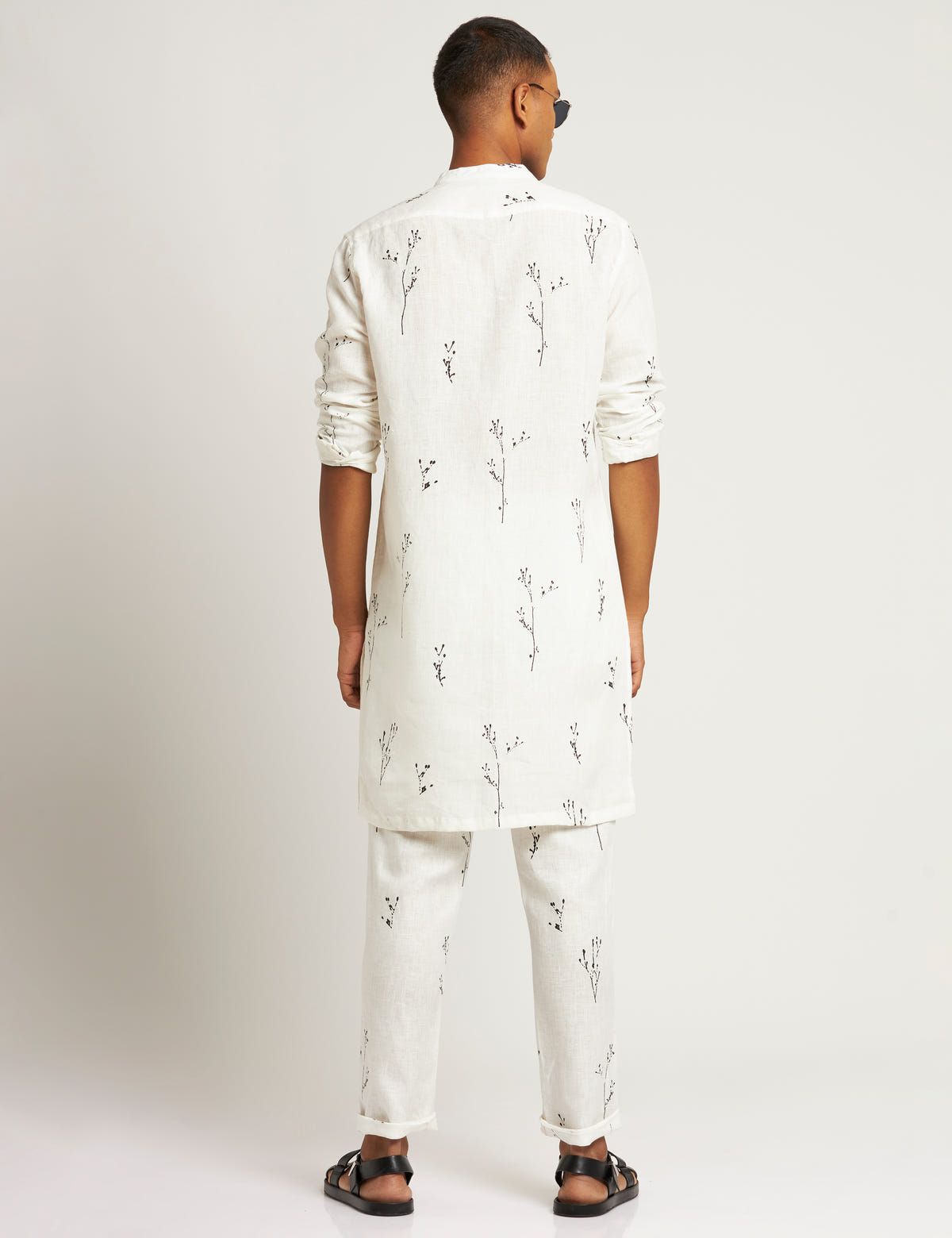 SHERWOOD KURTA BOTANY - WHITE - image 4