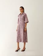 AMELIA DRESS - ORCHID view 2