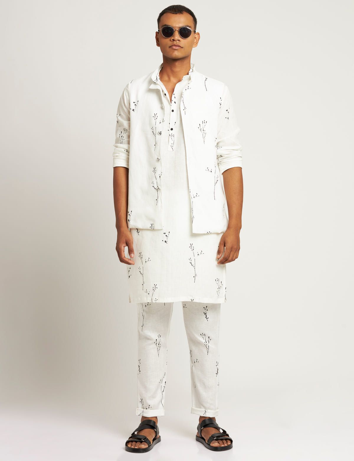 DOWNTOWN WAISTCOAT - WHITE - image 4