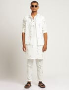 DOWNTOWN WAISTCOAT - WHITE view 4