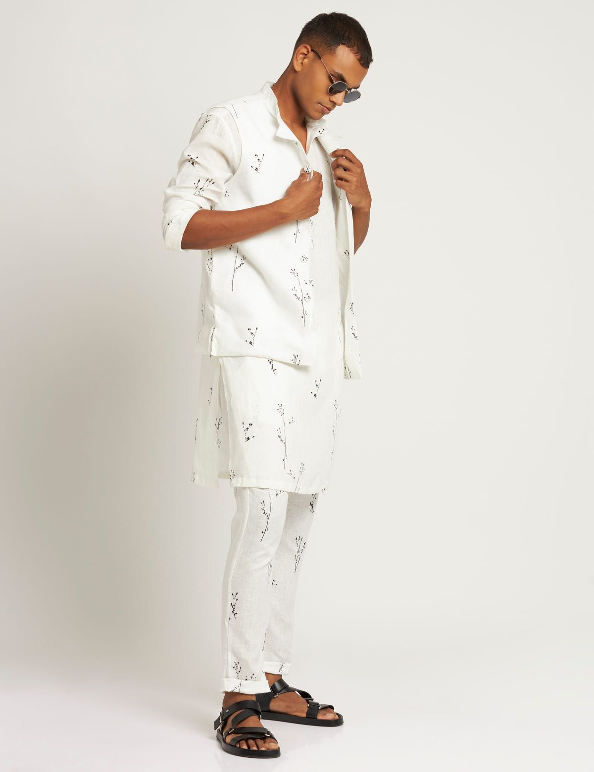 DOWNTOWN WAISTCOAT - WHITE - image 5