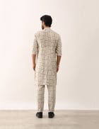 AADI TETRIS KURTA - IVORY view 4