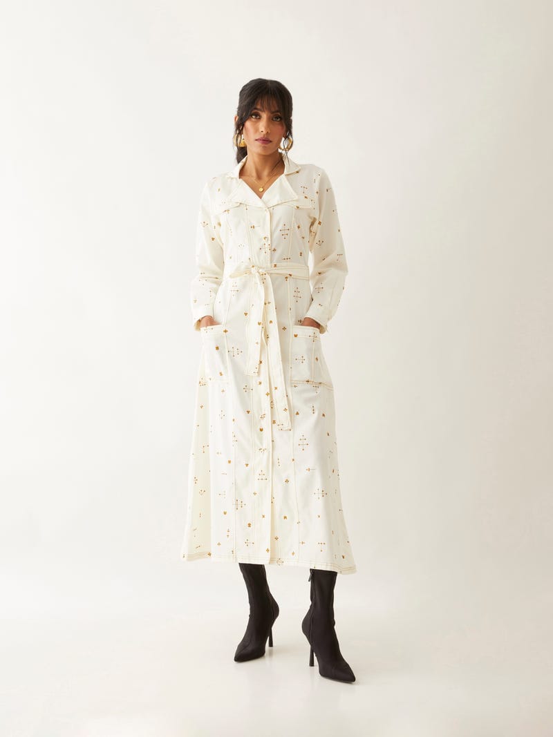 MOLLY DRESS - OFF WHITE
