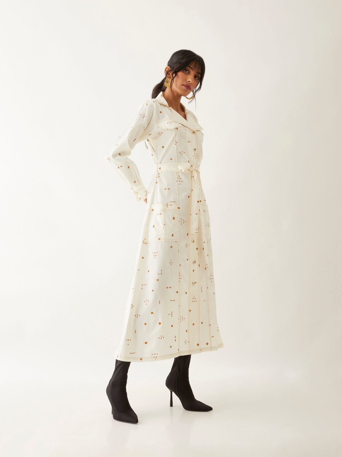 MOLLY DRESS - OFF WHITE - image 2