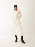 MOLLY DRESS - OFF WHITE view 4