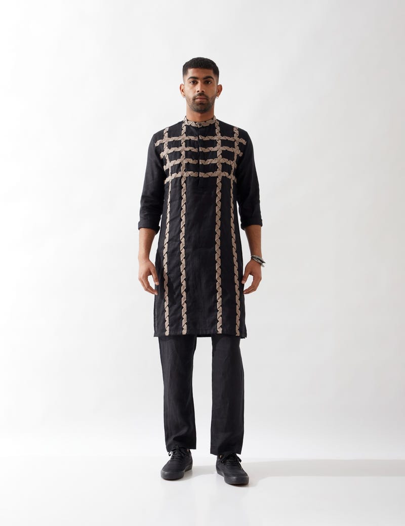LLOYD KURTA - BLACK