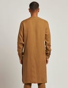 ANJAR  KURTA - GOLDEN BROWN view 4