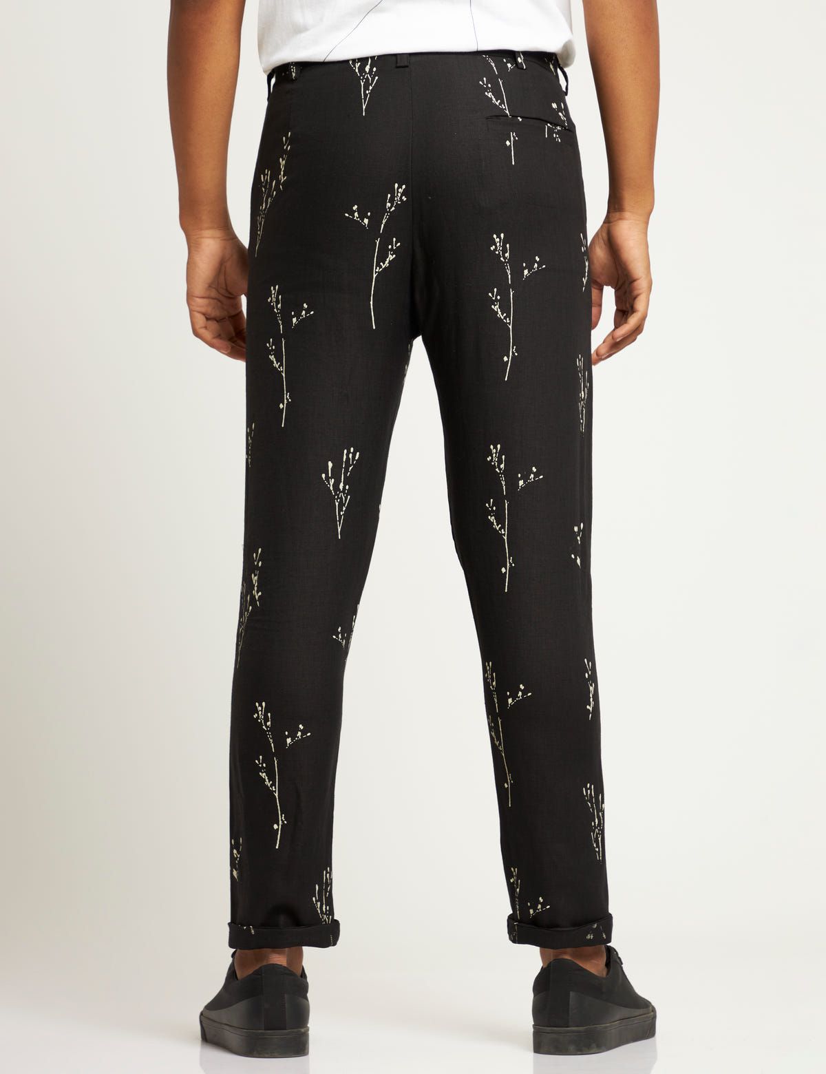 TOCO - TROUSER - BOTANY - BLACK - image 3