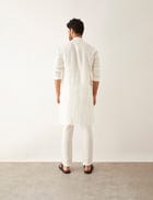 ISSA KURTA SET - WHITE view 3