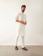 ISSA KURTA SET - WHITE view 5