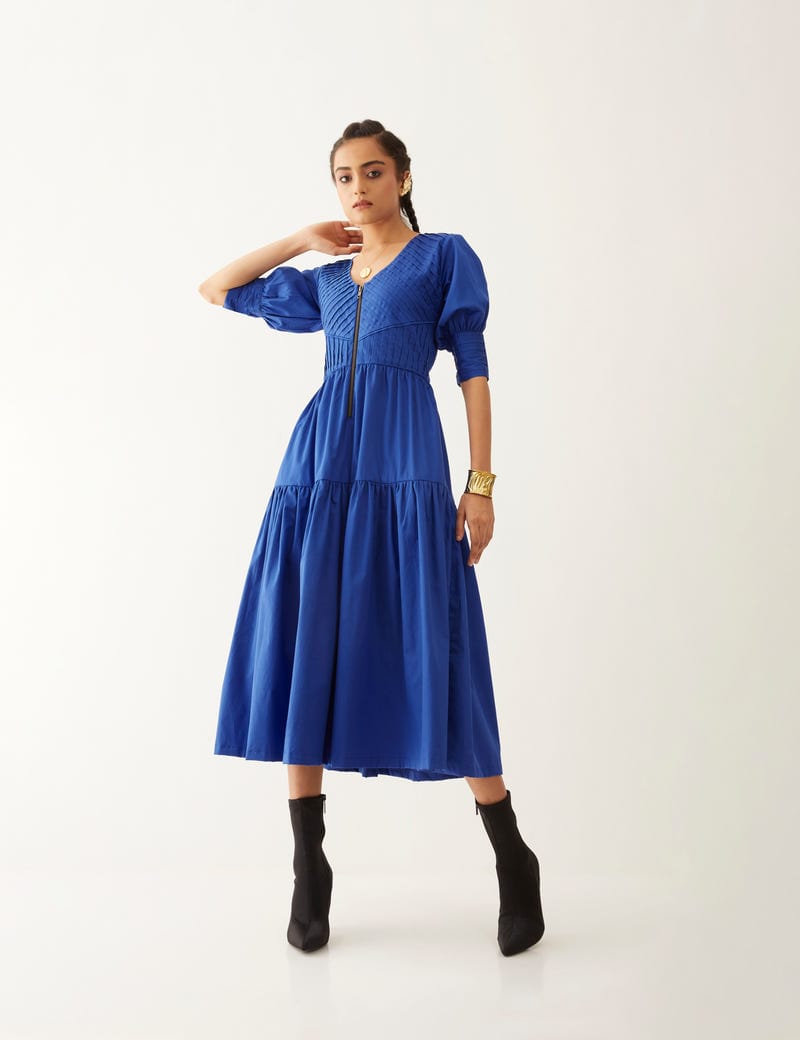 ROBIE DRESS - COBALT