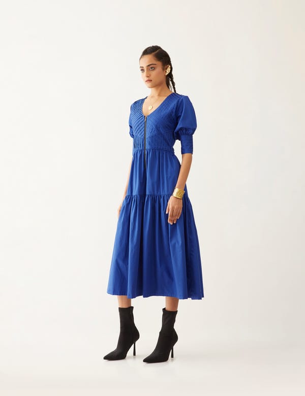 SON OF A NOBLE - SNOB — ROBIE DRESS - COBALT