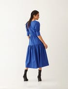 ROBIE DRESS - COBALT view 3