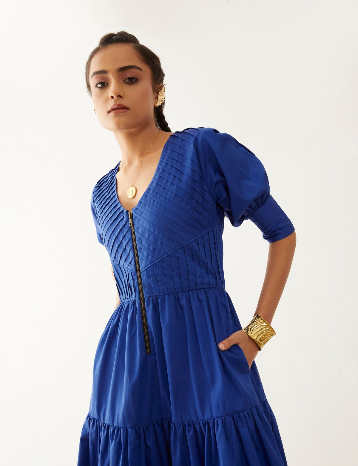 ROBIE DRESS - COBALT - image 5