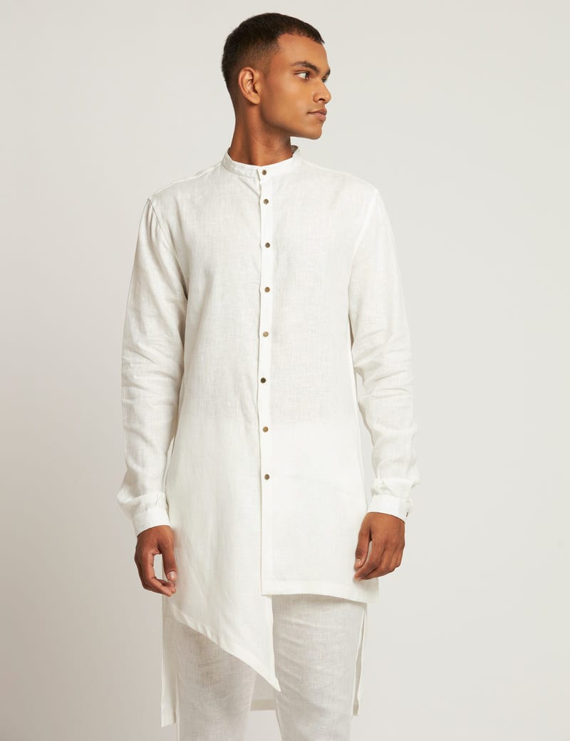 GURUNG KURTA - WHITE