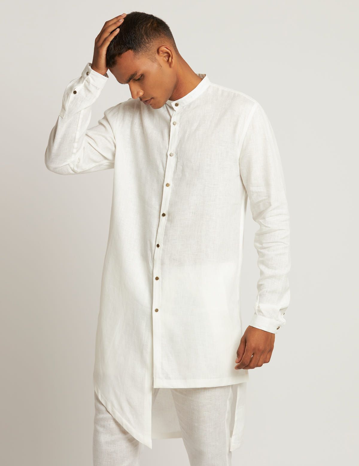 GURUNG KURTA - WHITE - image 4