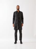 JOUNAH BLOCKS KURTA - BLACK view 2