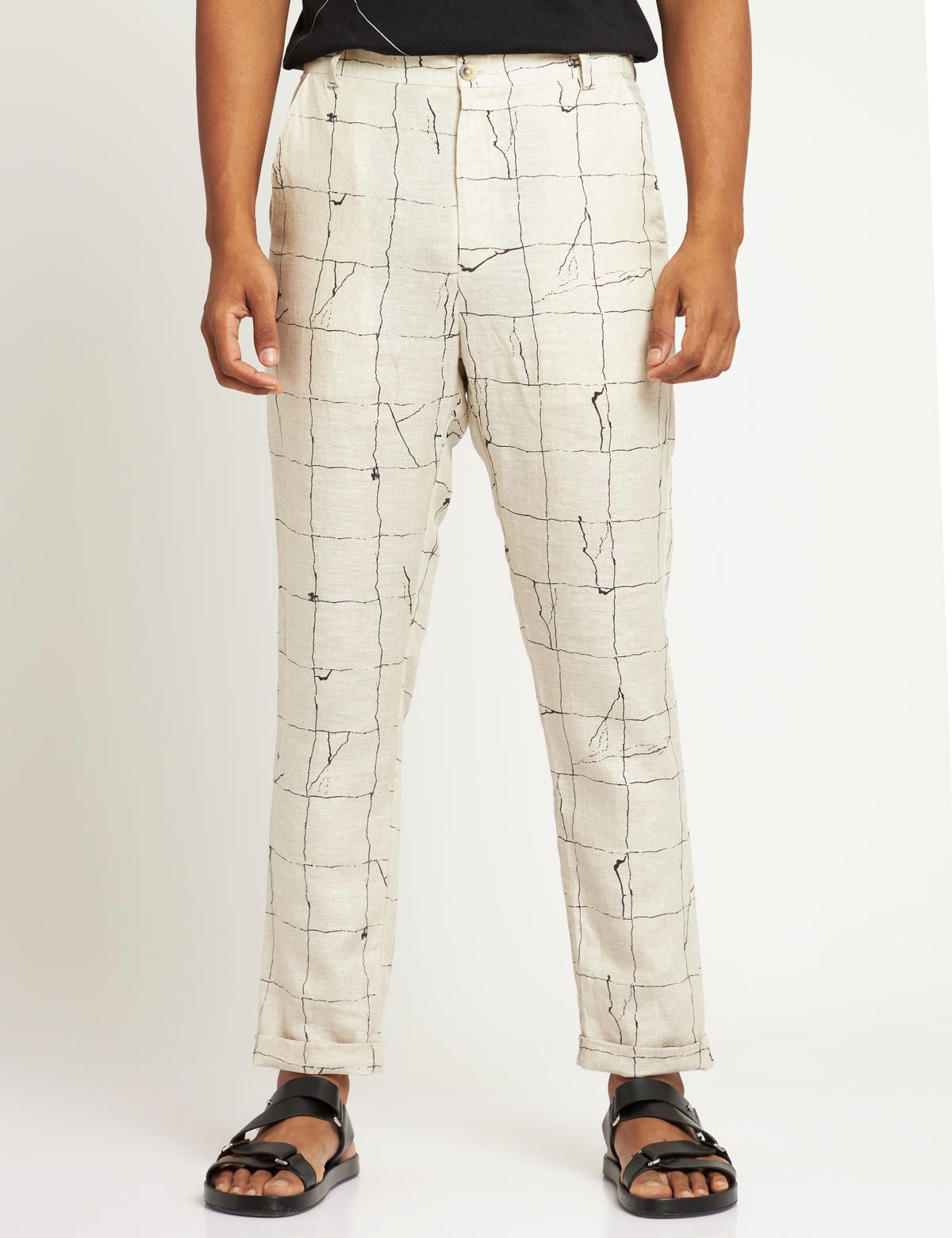 TOCO - TROUSER - TILES - IVORY - image 1