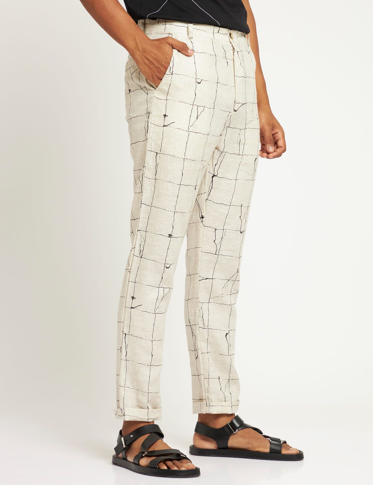 TOCO - TROUSER - TILES - IVORY - image 2