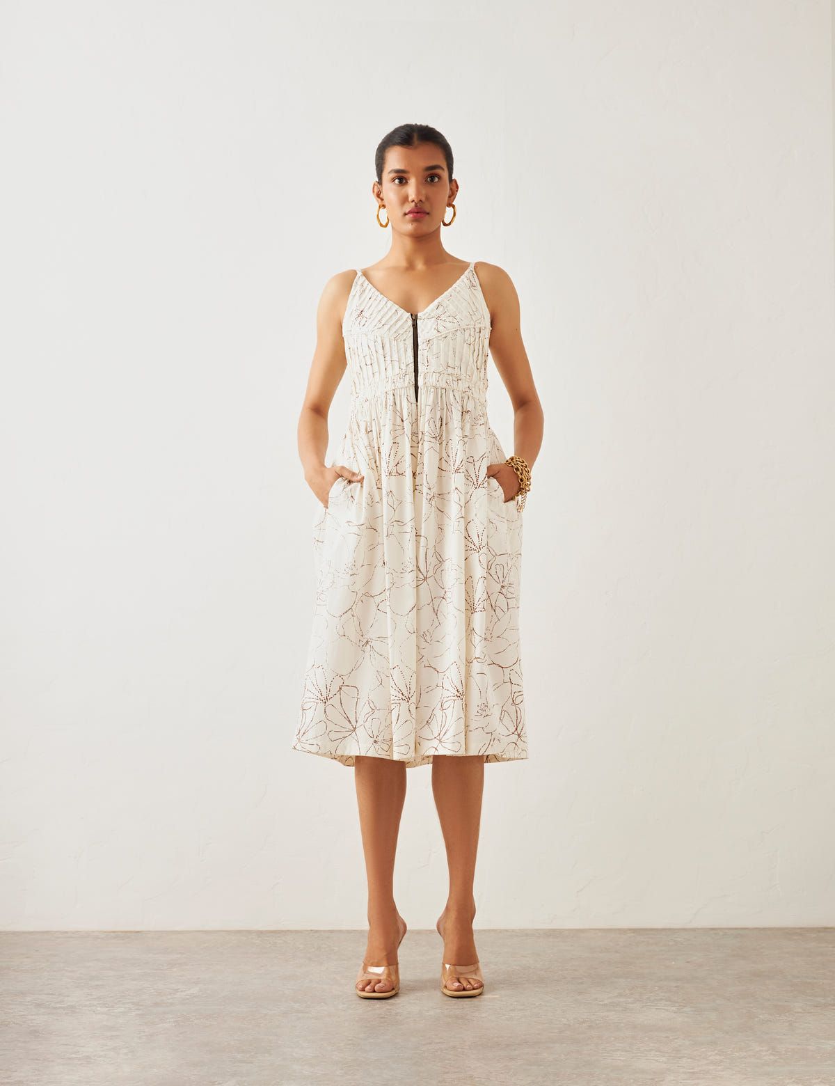 MILA DRESS - OFF WHITE - image 1