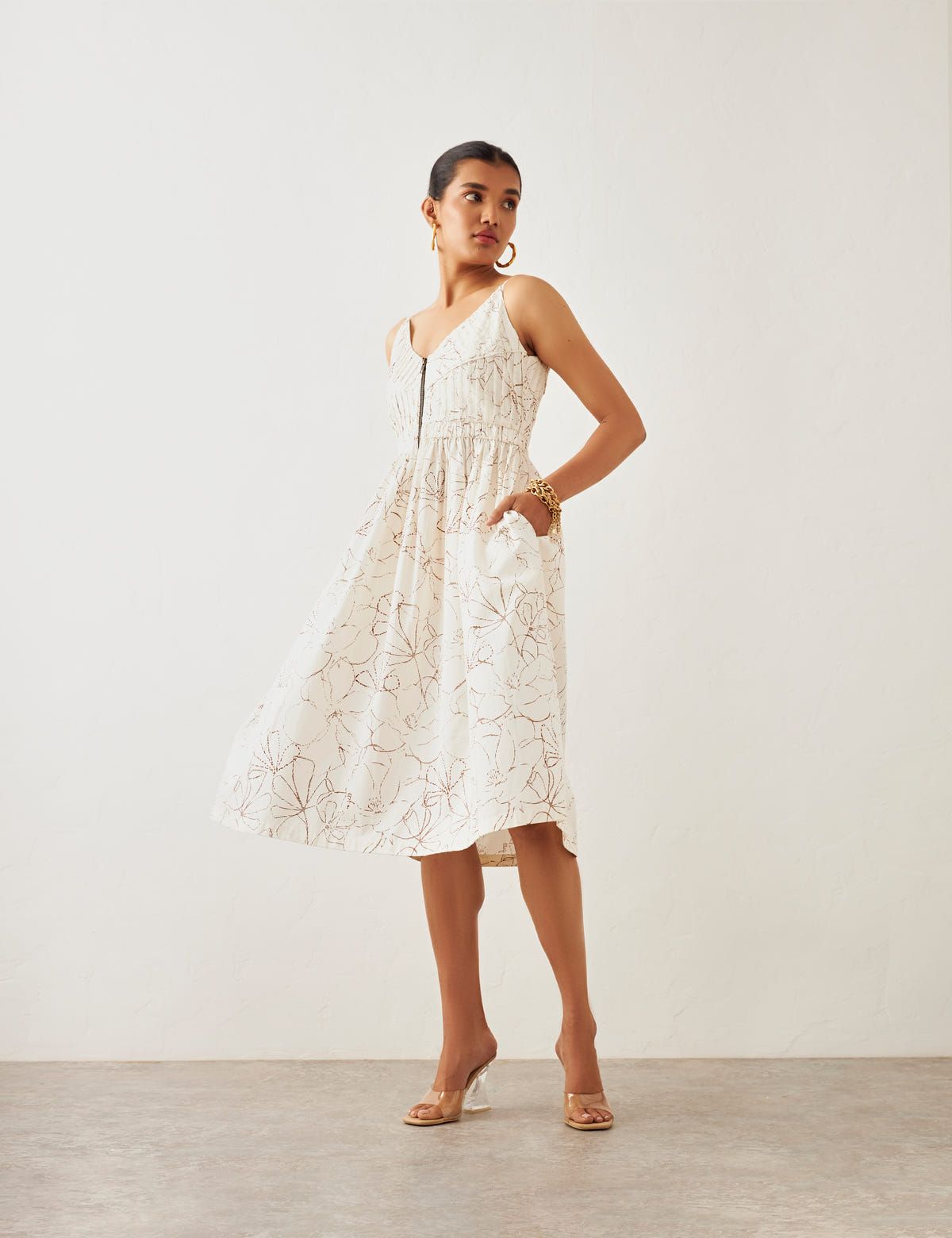 MILA DRESS - OFF WHITE - image 5