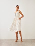 MILA DRESS - OFF WHITE view 5