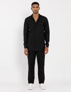 MASON RAGLAN SHIRT - BLACK view 2