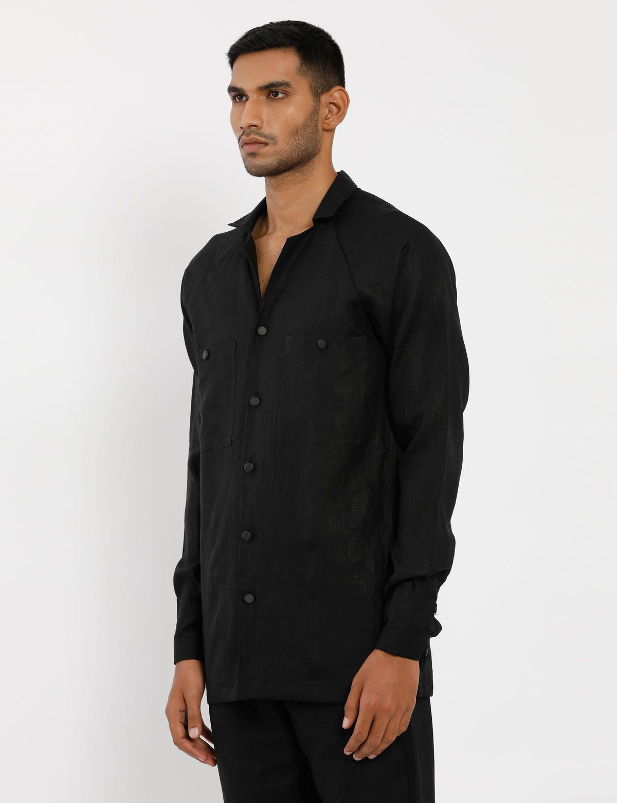MASON RAGLAN SHIRT - BLACK - image 3