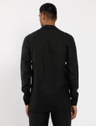 MASON RAGLAN SHIRT - BLACK view 4