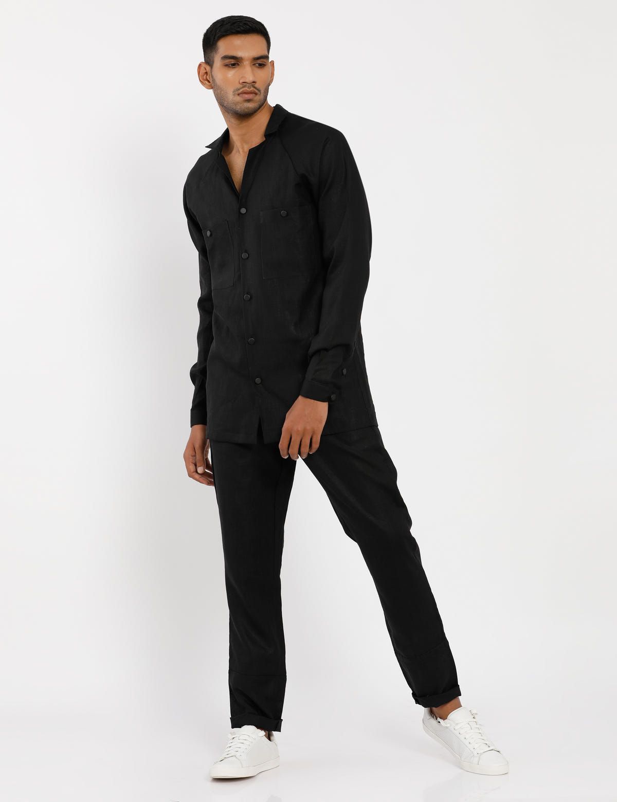 MASON RAGLAN SHIRT - BLACK - image 6