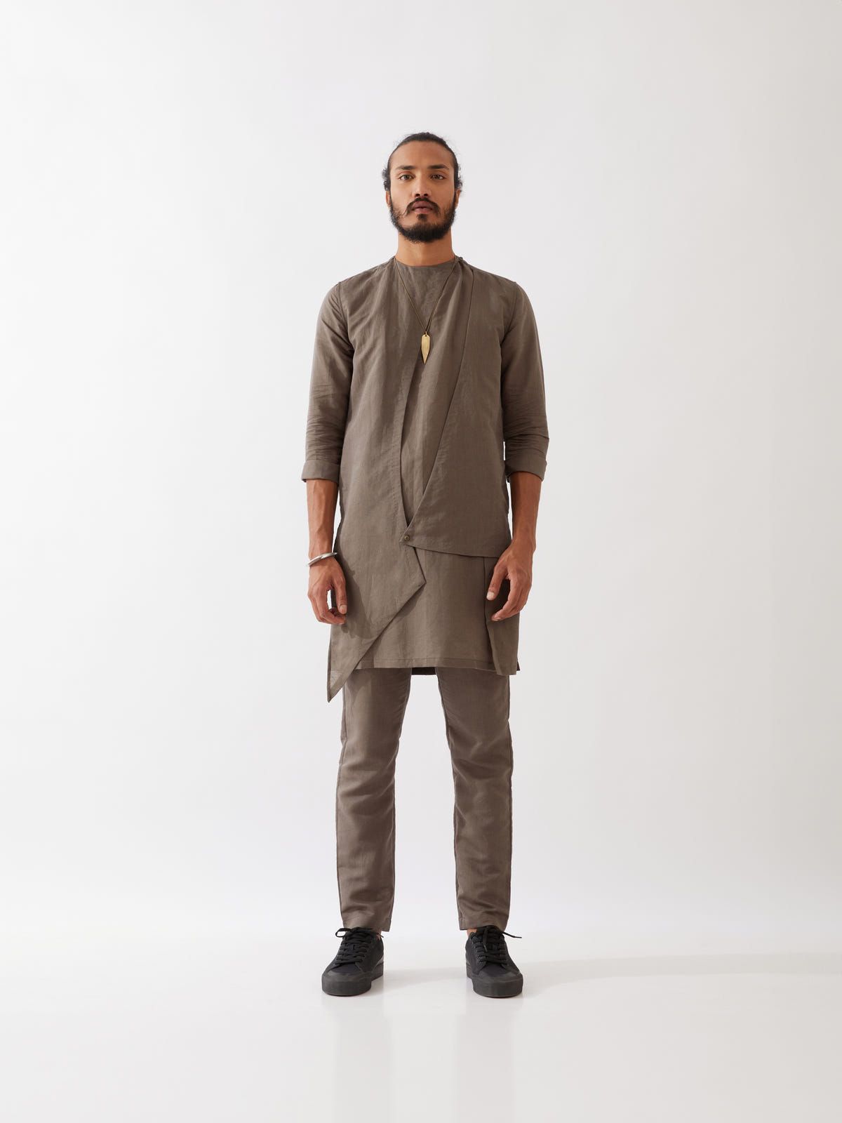 THEO KURTA - GREY - image 1