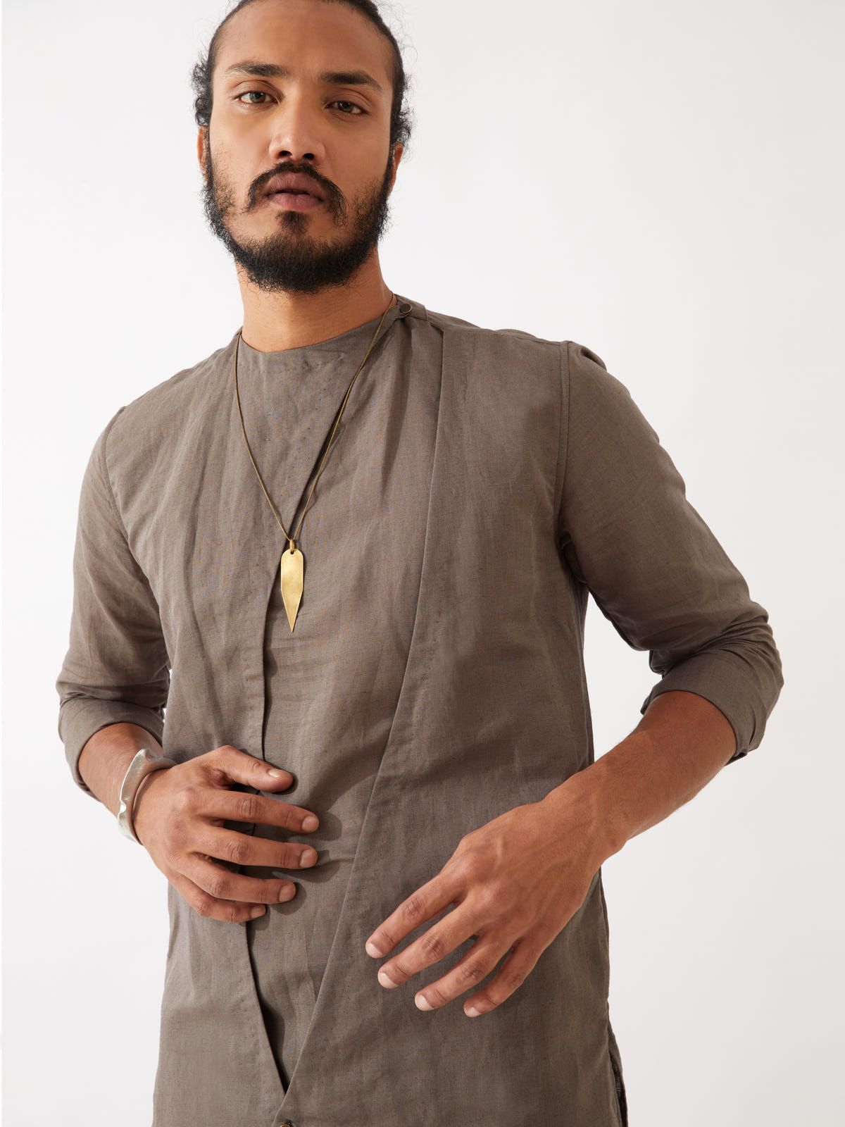 THEO KURTA - GREY - image 5