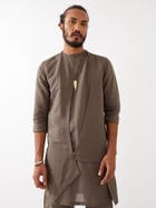 THEO KURTA - GREY view 6