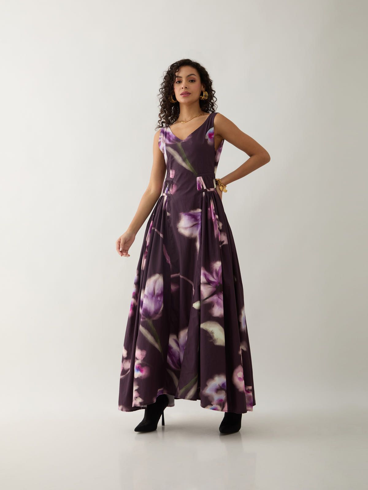 CATHY DRESS - HAZE - image 1