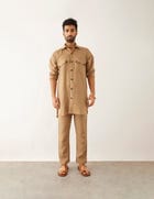 CAI KURTA - KHAKI view 1