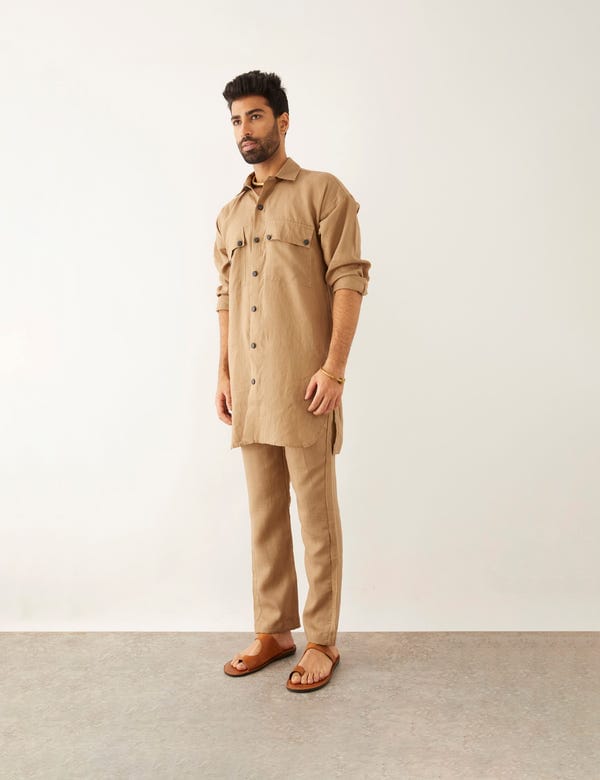 SON OF A NOBLE - SNOB — CAI KURTA - KHAKI