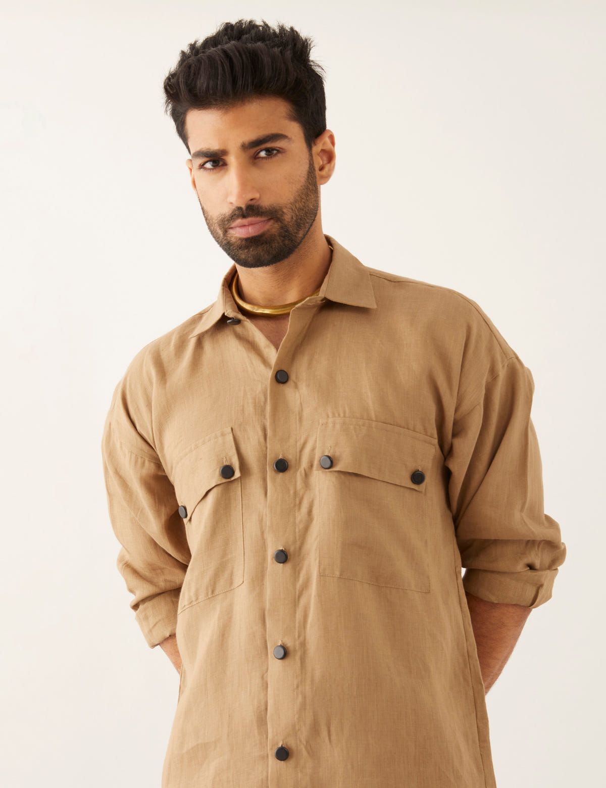 CAI KURTA - KHAKI - image 5