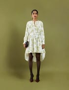 BETTY DRESS - OFF WHITE view 1
