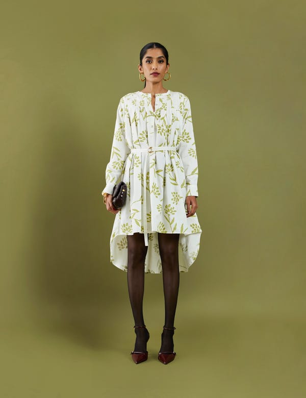 SON OF A NOBLE - SNOB — BETTY DRESS - OFF WHITE