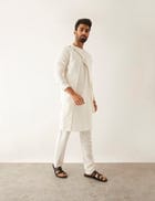 DAHA - KURTA - WHITE view 5