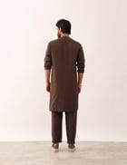 AYUSH KURTA- BROWN view 4