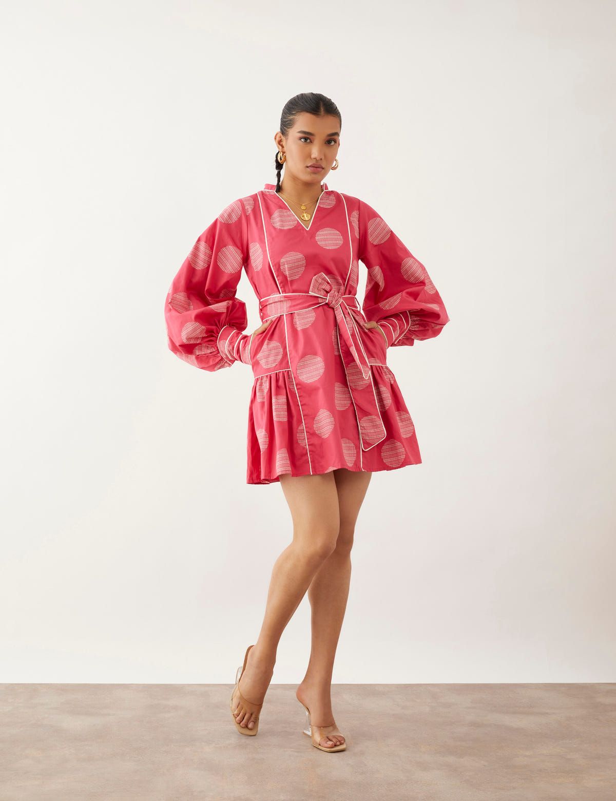 CLARA DRESS - ROSE - image 1