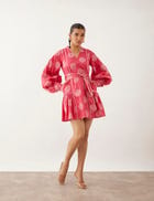 CLARA DRESS - ROSE view 1