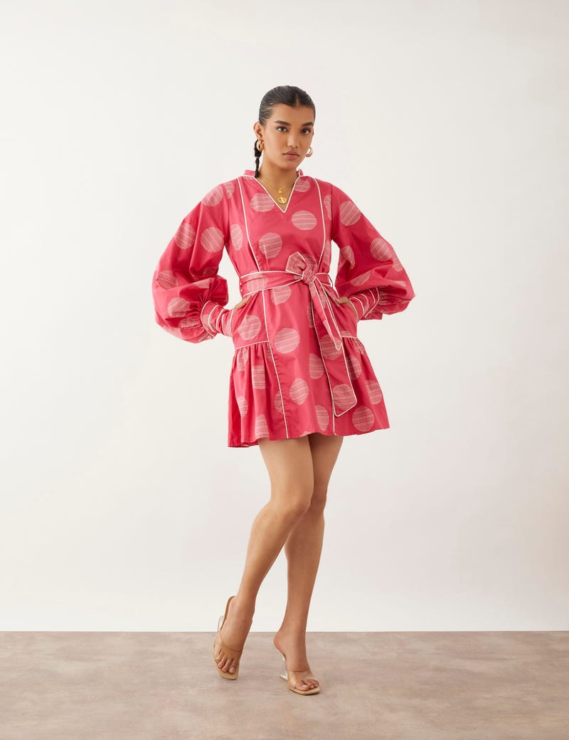 CLARA DRESS - ROSE