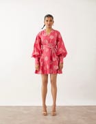 CLARA DRESS - ROSE view 2