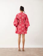 CLARA DRESS - ROSE view 4