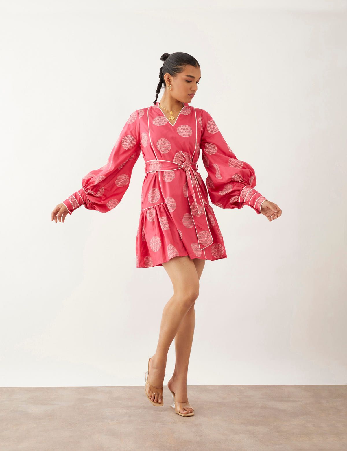 CLARA DRESS - ROSE - image 5