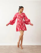 CLARA DRESS - ROSE view 5