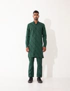 DARIS BIAS KURTA - GREEN view 2